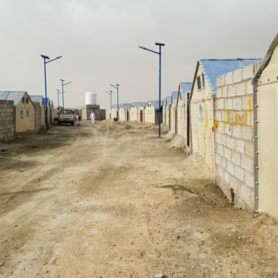 Yemen. Refugee Housing Units protect displaced Yemenis from cold weather