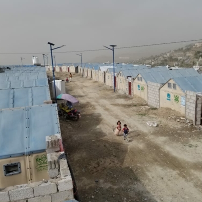 Yemen. Refugee Housing Units protect displaced Yemenis from cold weather