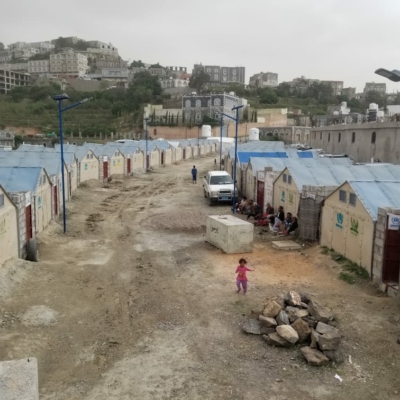 Yemen. Refugee Housing Units protect displaced Yemenis from cold weather