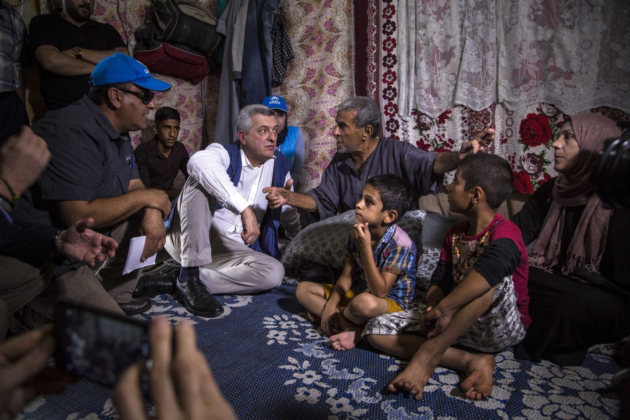 Iraq. High Commissioner visits Al-Khadra camp in Baghdad