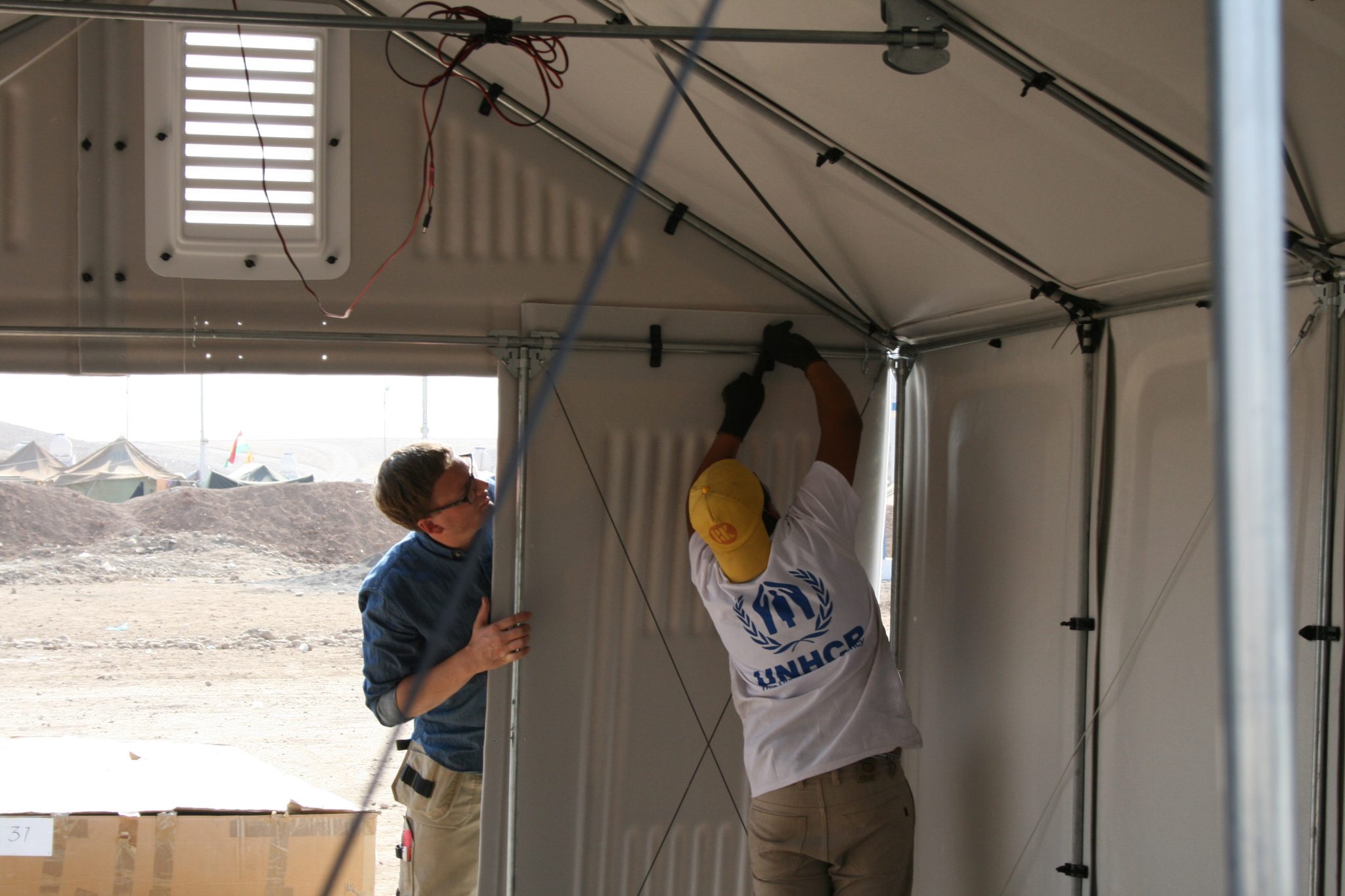 Second round of early RHU prototyping in Iraq…