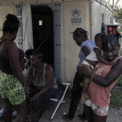 Panama. Refugees and migrants brave hazardous jungles of Darien Gap on their way north